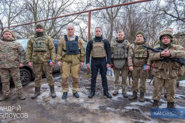 Андрій Білоусов побував на сході України в місті Часів Яр у хлопців з 93-ї бригади