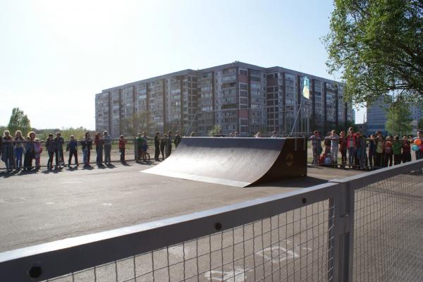 Відкриття першого в місті скейт парку 18 квітня 2016 року