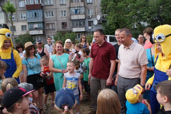 Відкриття дитячого майданчика по вулиці Миколи Лисенка (колишня Бесєдова) Відкриття дитячого майданчика по вулиці Миколи Лисенка (колишня Бесєдова)