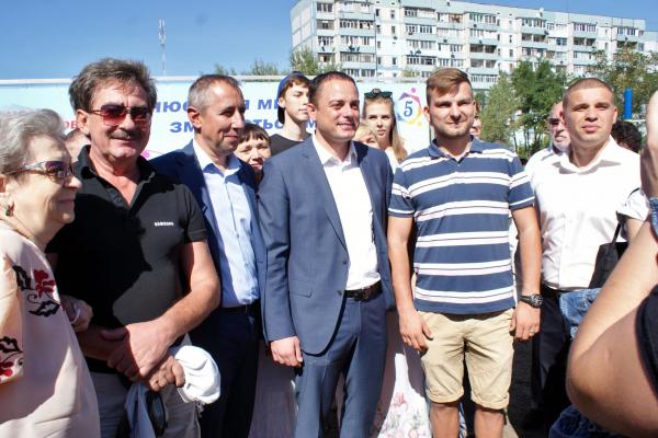 Відкриття нової зони відпочинку на лівобережжі -  "Парк щастя"